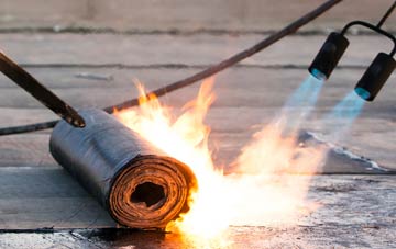 Common Edge asphalt flat roofing repairs